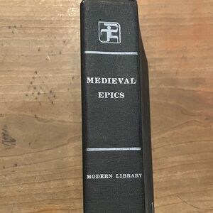 Vintage Medieval Epics hardcover Book - 1963 includes Beowulf and 3 other books
